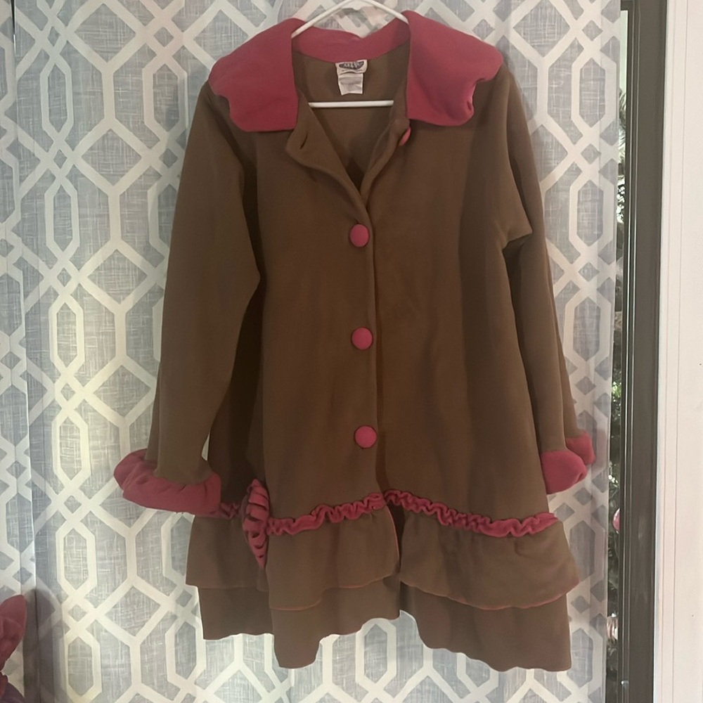 Girls jacket fleece material